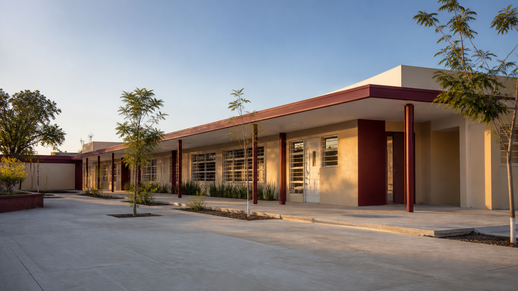 Conceptual image of educational architecture